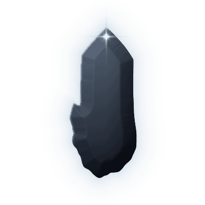 Silhouette of uncollected Gem #002