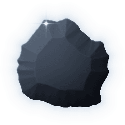 Silhouette of uncollected Gem #007