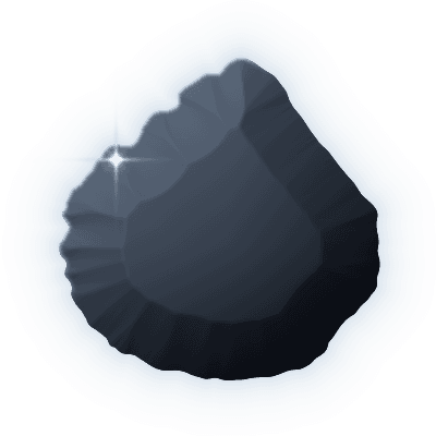 Silhouette of uncollected Gem #008