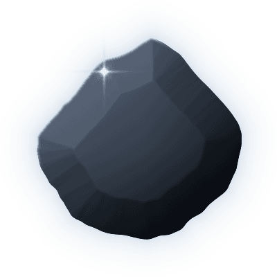 Silhouette of uncollected Gem #010