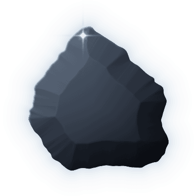 Silhouette of uncollected Gem #013