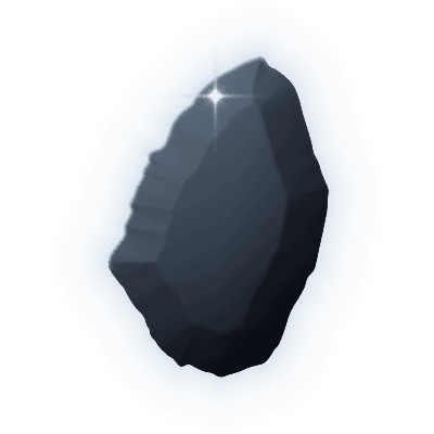 Silhouette of uncollected Gem #018