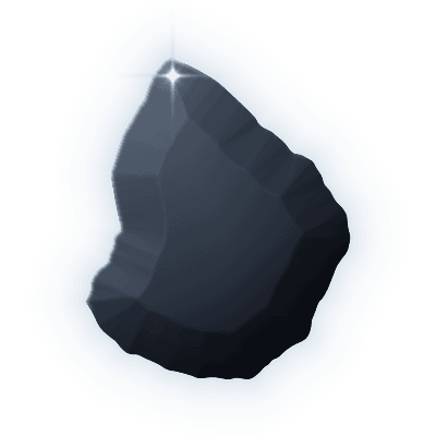 Silhouette of uncollected Gem #020