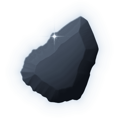 Silhouette of uncollected Gem #022