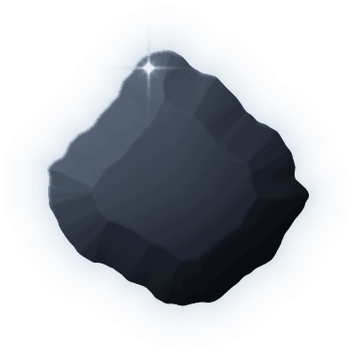Silhouette of uncollected Gem #029
