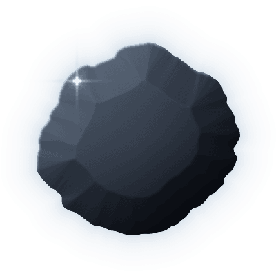 Silhouette of uncollected Gem #030
