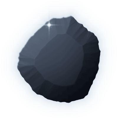 Silhouette of uncollected Gem #031