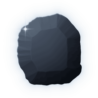 Silhouette of uncollected Gem #033