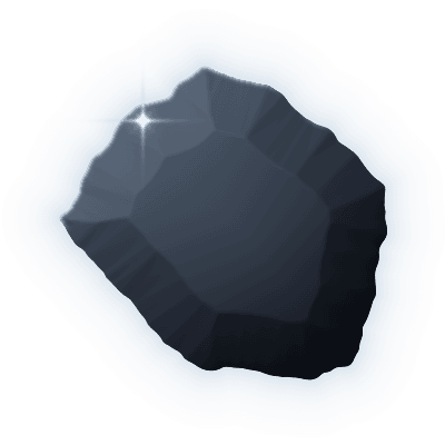 Silhouette of uncollected Gem #034