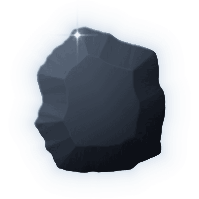 Silhouette of uncollected Gem #035