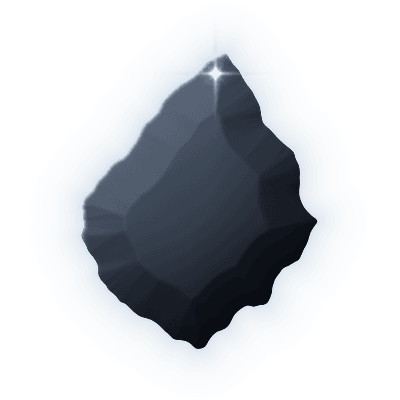 Silhouette of uncollected Gem #037