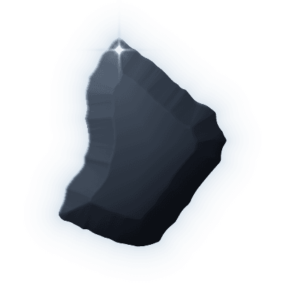 Silhouette of uncollected Gem #038