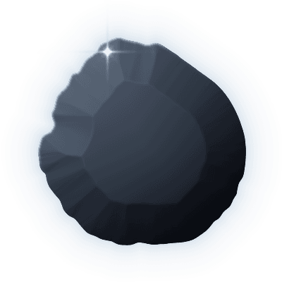 Silhouette of uncollected Gem #042