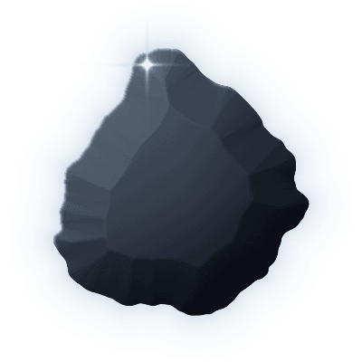 Silhouette of uncollected Gem #045