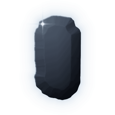 Silhouette of uncollected Gem #046