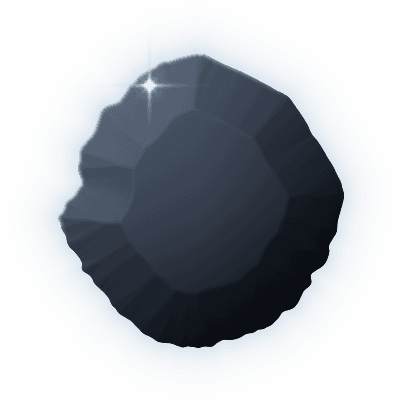 Silhouette of uncollected Gem #047