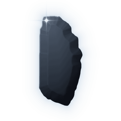 Silhouette of uncollected Gem #051