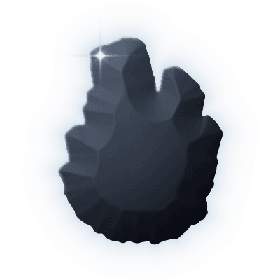 Silhouette of uncollected Gem #052