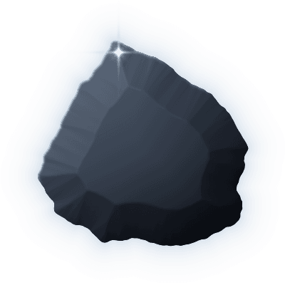 Silhouette of uncollected Gem #054