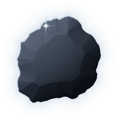 Silhouette of uncollected Gem #058