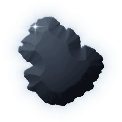 Silhouette of uncollected Gem #061
