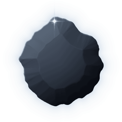 Silhouette of uncollected Gem #063
