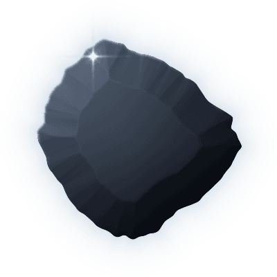 Silhouette of uncollected Gem #064