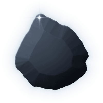 Silhouette of uncollected Gem #066