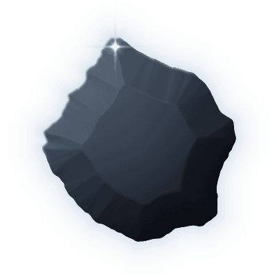 Silhouette of uncollected Gem #067