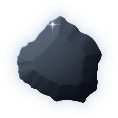 Silhouette of uncollected Gem #068