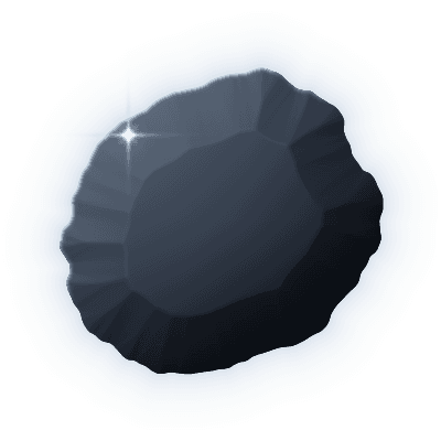 Silhouette of uncollected Gem #069