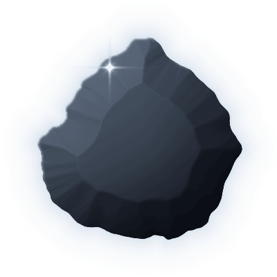 Silhouette of uncollected Gem #070
