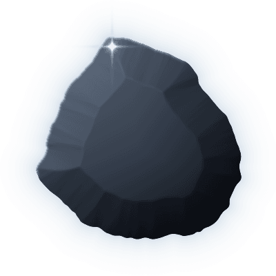 Silhouette of uncollected Gem #072