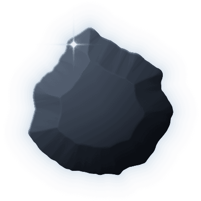 Silhouette of uncollected Gem #074