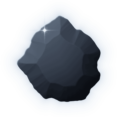 Silhouette of uncollected Gem #075