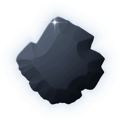 Silhouette of uncollected Gem #076