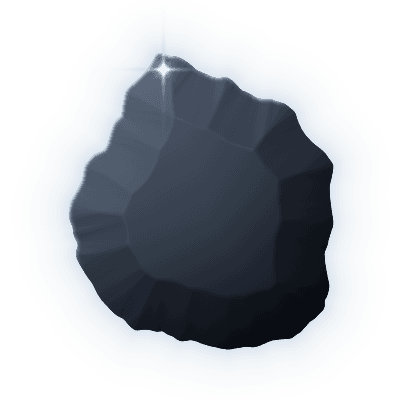 Silhouette of uncollected Gem #080