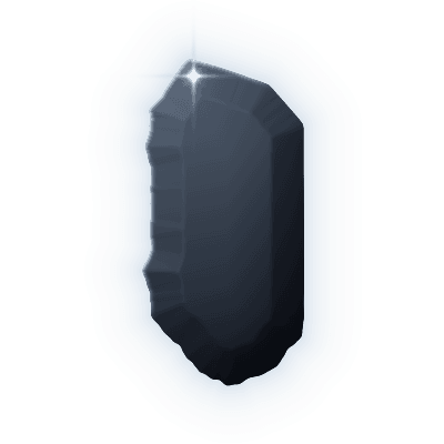 Silhouette of uncollected Gem #081