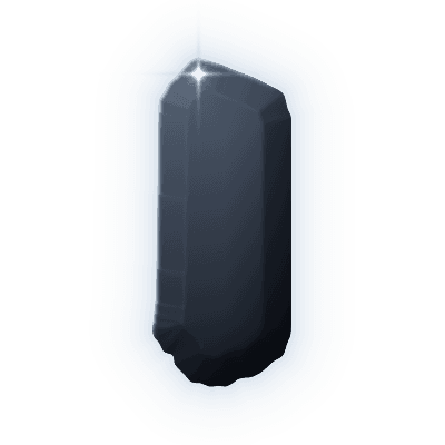 Silhouette of uncollected Gem #085