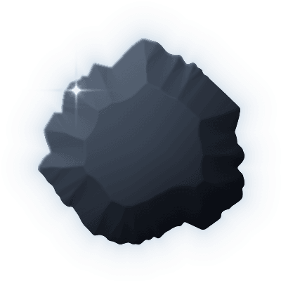 Silhouette of uncollected Gem #086