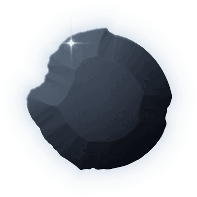 Silhouette of uncollected Gem #089