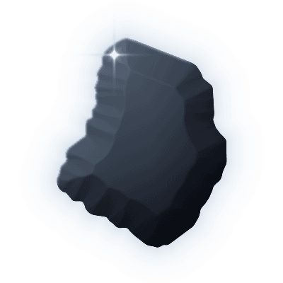 Silhouette of uncollected Gem #090