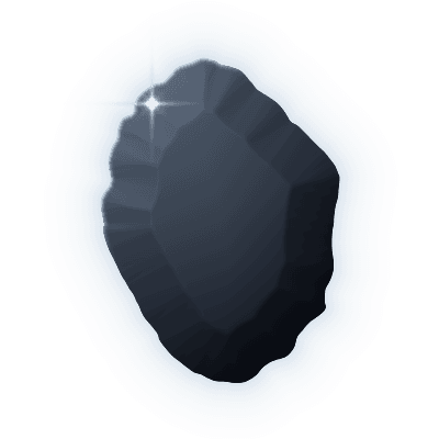 Silhouette of uncollected Gem #093