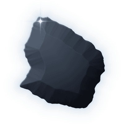 Silhouette of uncollected Gem #095