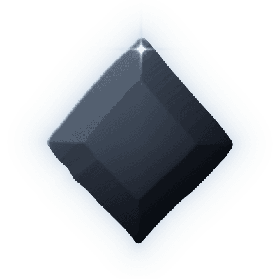 Silhouette of uncollected Gem #096
