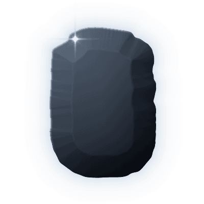 Silhouette of uncollected Gem #098