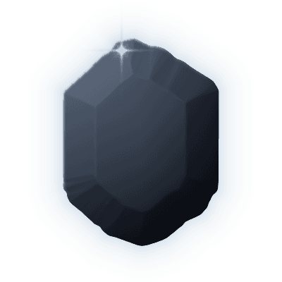 Silhouette of uncollected Gem #101
