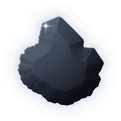 Silhouette of uncollected Gem #104