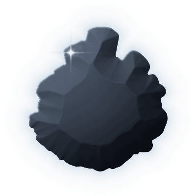 Silhouette of uncollected Gem #105