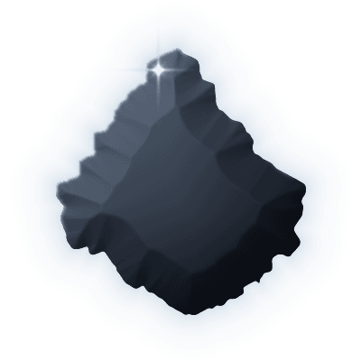 Silhouette of uncollected Gem #106